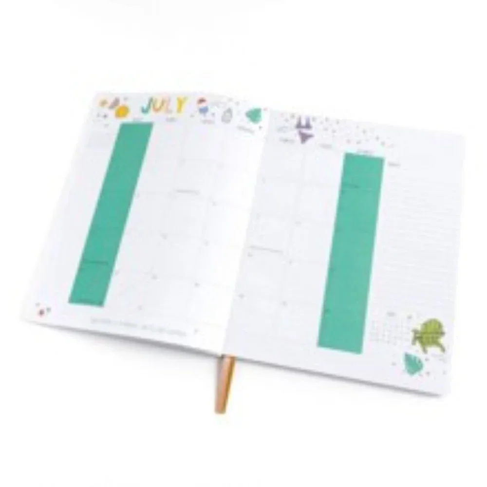 Callie Danielle 2023-24 Academic Teacher Planner Calendar Smileys 8.5 x 11 NWT